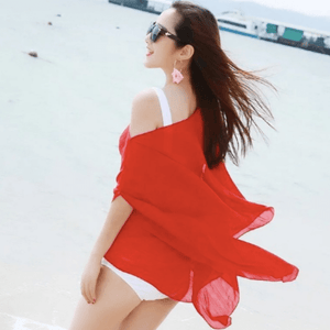 Beach Chiffon Bikini Sexy Cape